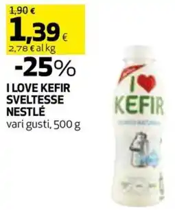 Coop I love kefir sveltesse NESTLÉ offerta