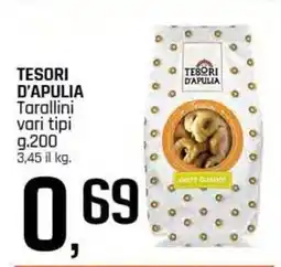 Famila Superstore TESORI D'APULIA Tarallini vari tipi offerta