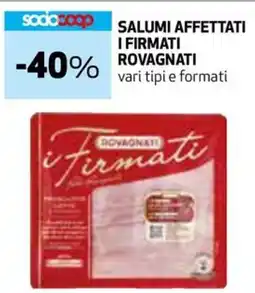 Coop Salumi affettati i firmati ROVAGNATI offerta