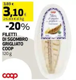 Coop Filetti di sgombro grigliato COOP offerta