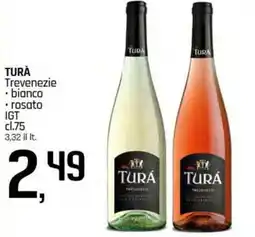 Famila Superstore TURÀ Trevenezie bianco rosato IGT offerta
