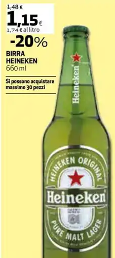 Coop Birra HEINEKEN offerta