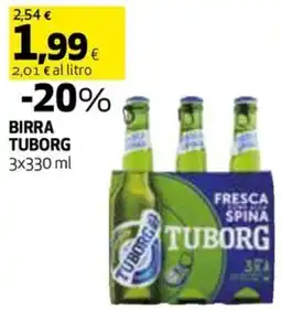 Coop Birra TUBORG offerta