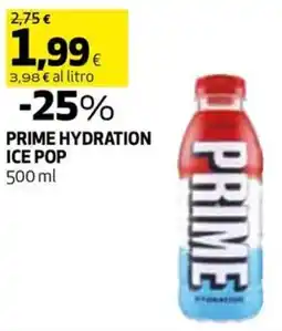 Coop Prime hydration ICE POP offerta