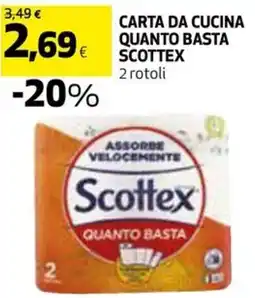 Coop Carta da cucina quanto basta SCOTTEX offerta