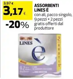 Coop Assorbenti LINES È offerta