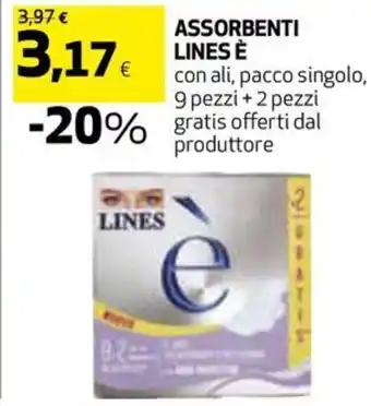 Coop Assorbenti LINES È offerta