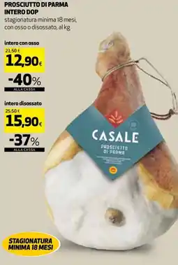 Coop Prosciutto di parma intero dop CASALE offerta
