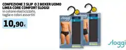 Coop Confezione 2 slip o 2 boxer uomo linea core comfort SLOGGI offerta