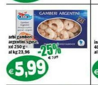 Il Castoro Supermercati Gamberi offerta