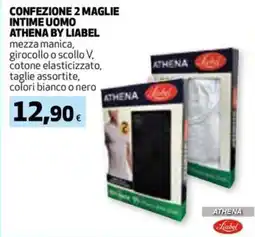 Coop Confezione 2 maglie intime uomo ATHENA BY LIABEL offerta