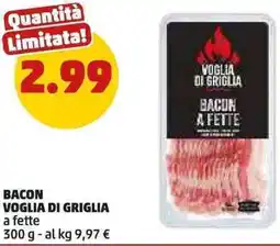PENNY Bacon voglia di griglia offerta