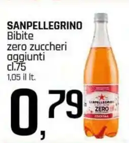 Famila Superstore SANPELLEGRINO Bibite zero zuccheri aggiunti offerta