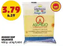 PENNY Asiago dop VALBONTÀ offerta
