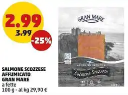 PENNY Salmone scozzese affumicato GRAN MARE offerta