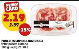 PENNY Pancetta coppata nazionale CUOR DI TERRA offerta