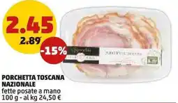 PENNY Porchetta toscana nazionale CUOR DI TERRA offerta
