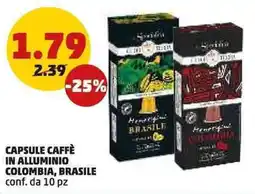 PENNY Capsule caffè in alluminio colombia, brasile Salsa di pomodoro ciliegino CUOR DI TERRA offerta