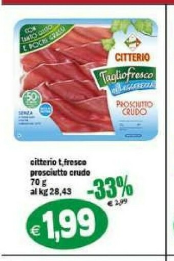 Il Castoro Supermercati Prosciutto crudo offerta