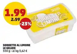 PENNY Sorbetto al limone LE GELIZIE offerta