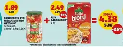 PENNY Condimento per insalata di riso ORTOMIO+Riso GALO BLOND offerta