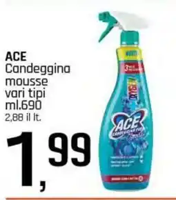 Famila Superstore ACE Candeggina mousse vari tipi offerta