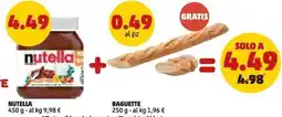 PENNY Nutella + baguette offerta