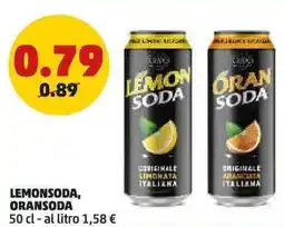 PENNY LEMONSODA, ORANSODA offerta
