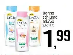 Famila Superstore LYCIA Bagno schiuma offerta