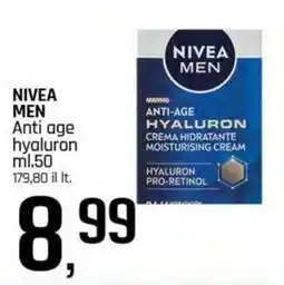 Famila Superstore NIVEA MEN Anti age hyaluron offerta