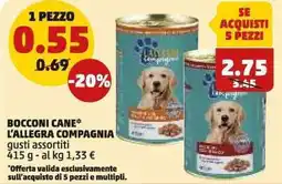 PENNY Bocconi cane L'ALLEGRA COMPAGNIA offerta