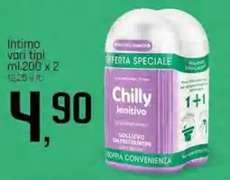 Famila Superstore Chilly Intimo vari tipi offerta