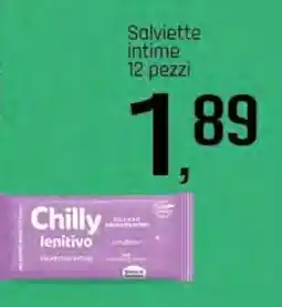 Famila Superstore Chilly Salviette intime 12 pezzi offerta
