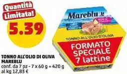 PENNY Tonno all'olio di oliva MAREBLU offerta