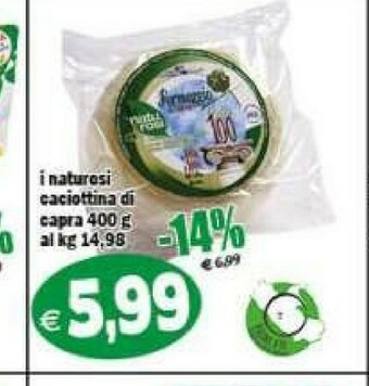 Il Castoro Supermercati Formaggio offerta