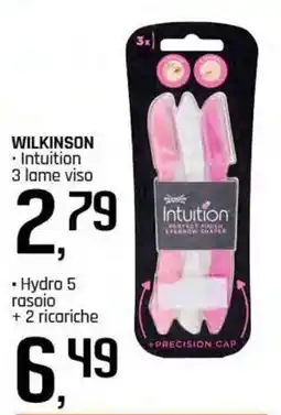 Famila Superstore WILKINSON Intuition 3 lame viso offerta