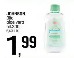 Famila Superstore JOHNSON Olio aloe vera offerta