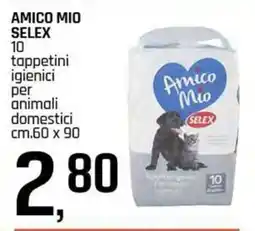 Famila Superstore AMICO MIO SELEX 10 tappetini igienici per animali domestici cm.60 x 90 offerta