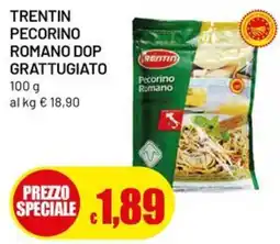 Famila Trentin pecorino romano dop grattugiato offerta