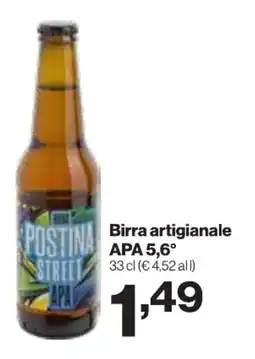 In'S Mercato Birra artigianale APA 5,6° offerta