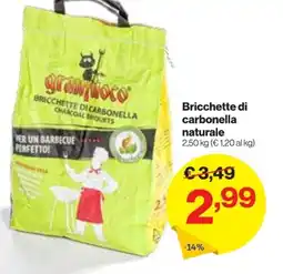 In'S Mercato Bricchette di carbonella naturale offerta