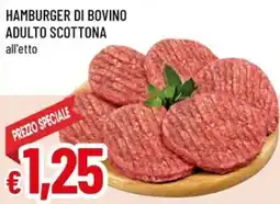 Famila Hamburger di bovino adulto scottona offerta