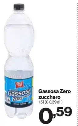 In'S Mercato Gassosa Zero zucchero offerta