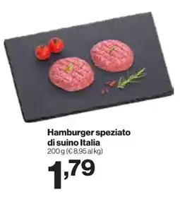 In'S Mercato Hamburger speziato di suino Italia offerta