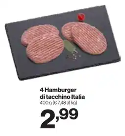 In'S Mercato 4 Hamburger di tacchino Italia offerta