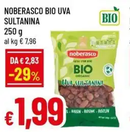 Famila Noberasco bio uva SULTANINA offerta