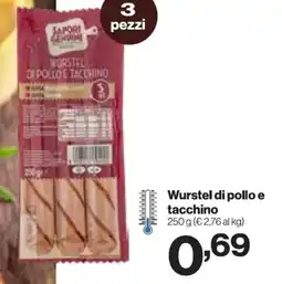 In'S Mercato Wurstel di pollo e tacchino offerta