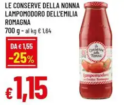 Famila Le conserve della nonna lampomodoro dell'emilia romagna offerta