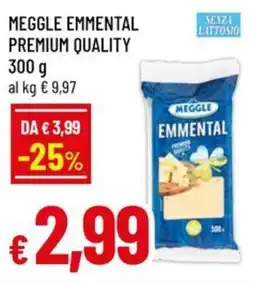 Famila Meggle emmental premium quality offerta