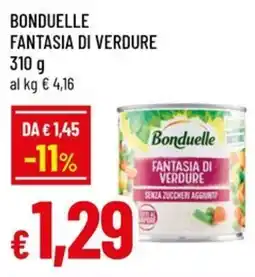 Famila Bonduelle fantasia di verdure offerta